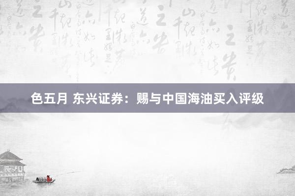 色五月 东兴证券：赐与中国海油买入评级