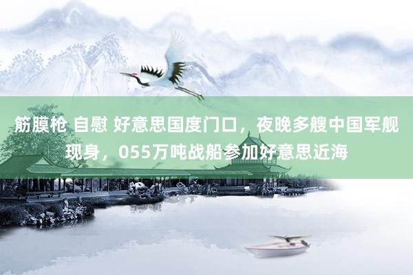 筋膜枪 自慰 好意思国度门口，夜晚多艘中国军舰现身，055万吨战船参加好意思近海