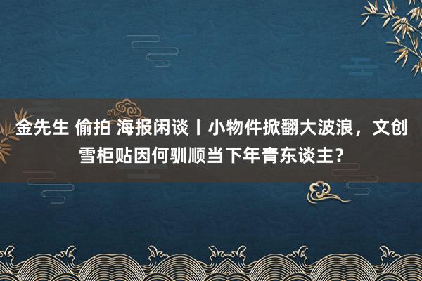 金先生 偷拍 海报闲谈丨小物件掀翻大波浪，文创雪柜贴因何驯顺当下年青东谈主？