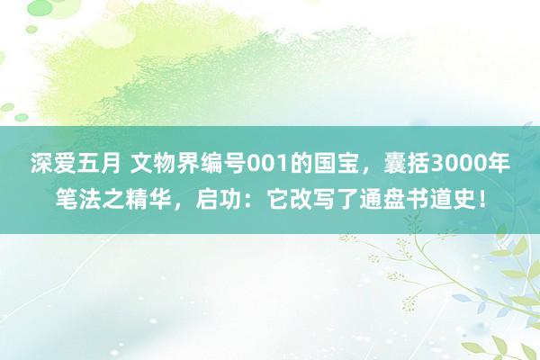 深爱五月 文物界编号001的国宝，囊括3000年笔法之精华，启功：它改写了通盘书道史！